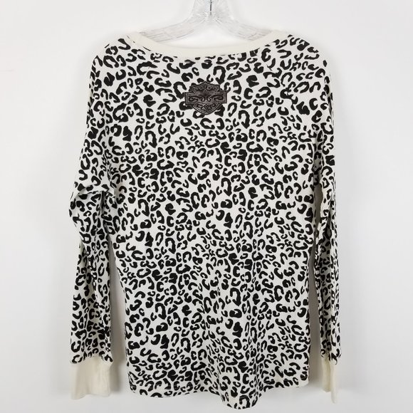 Harley- Davidson Medium New Thermal Sleepwear Top - Picture 2 of 12